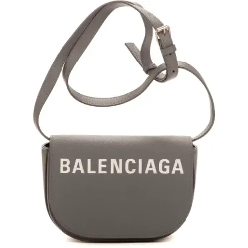 Pre-owned Cross Body Bags, female, , Size: ONE SIZE Pre-owned Leather shoulder-bags - Balenciaga Vintage - Modalova