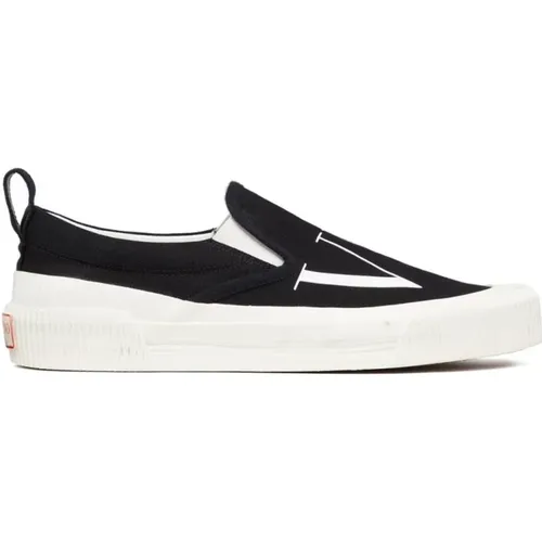 Schwarze Sneakers , Herren, Größe: 40 EU - Valentino Garavani - Modalova