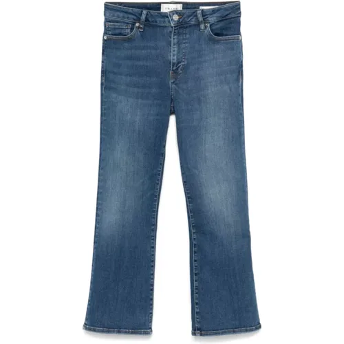 Cropped Jeans, female, , Size: W27 Bleached Bootcut Cropped Jeans - Frame - Modalova