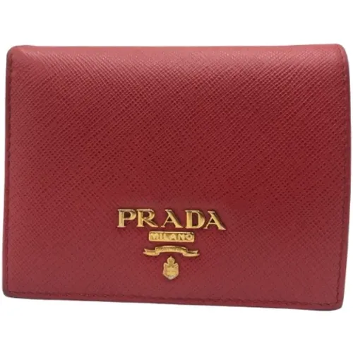 Pre-owned Leather wallets , female, Sizes: ONE SIZE - Prada Vintage - Modalova