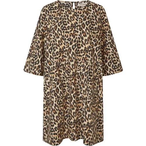 Short Dresses, female, , Size: XS Leopard Print Short Dress - Lollys Laundry - Modalova