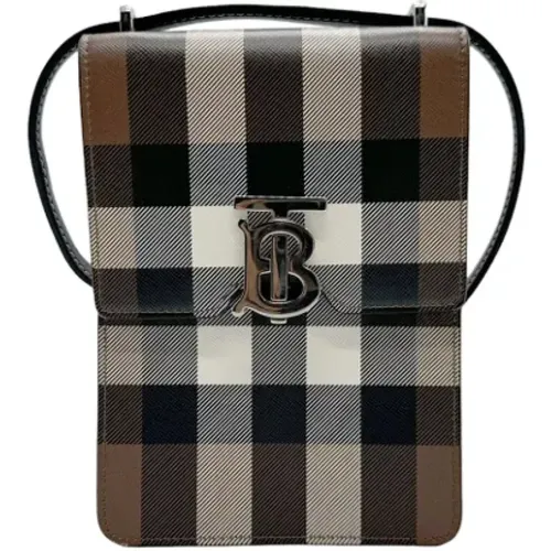 Pre-owned Cross Body Bags, female, , Size: ONE SIZE Pre-owned Canvas crossbody-bags - Burberry Vintage - Modalova