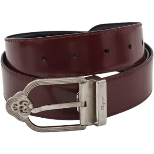 Pre-owned Belts, female, , Size: ONE SIZE Pre-owned Leather belts - Salvatore Ferragamo Pre-owned - Modalova