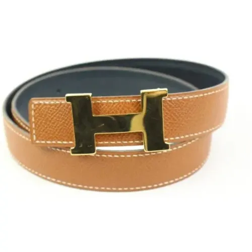 Pre-owned Belts, female, , Size: ONE SIZE Pre-owned Leather belts - Hermès Vintage - Modalova