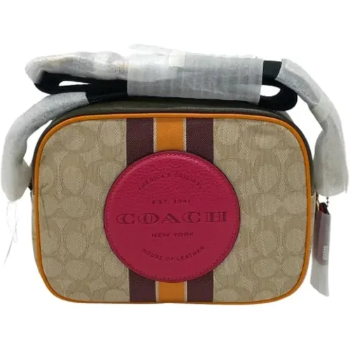 Pre-owned Cross Body Bags, female, , Size: ONE SIZE Pre-owned Canvas shoulder-bags - Coach Pre-owned - Modalova