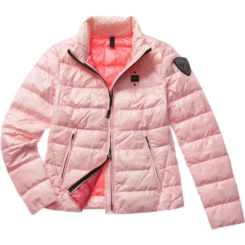 Shiny Nylon Ella Women Puffer Jacket , female, Sizes: XL, M, S, L - Blauer - Modalova