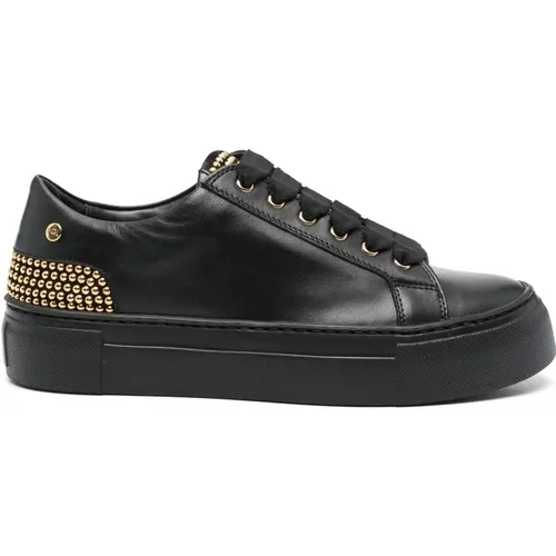 Stella Studs Detail Leather Sneakers , female, Sizes: 4 UK, 4 1/2 UK, 8 UK, 5 1/2 UK, 6 UK - AGL - Modalova