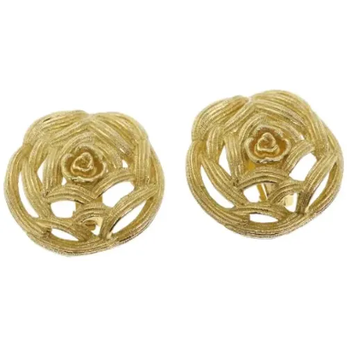 Pre-owned Metal earrings , female, Sizes: ONE SIZE - Dior Vintage - Modalova