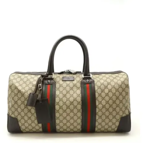 Pre-owned Handbags, female, , Size: ONE SIZE Pre-owned Leather travel-bags - Gucci Vintage - Modalova