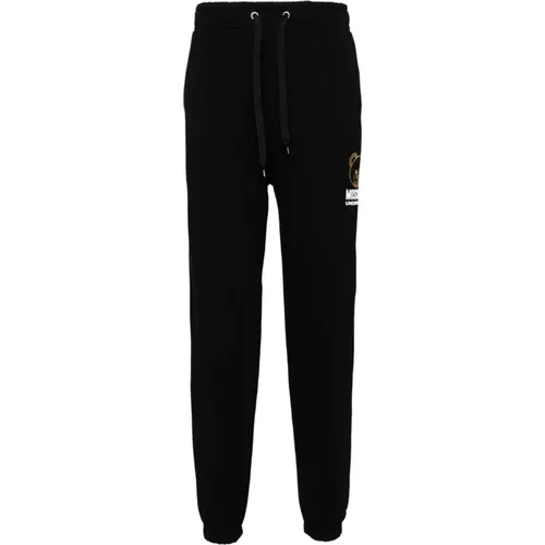 Sweatpants, male, , Size: XS Cotton Sweatpants Aw24 - Moschino - Modalova