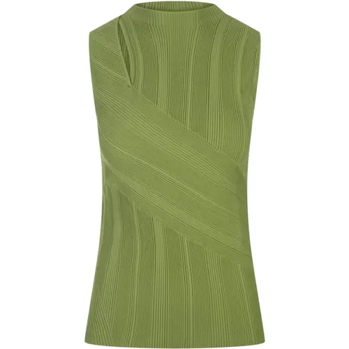 Grünes Artemesia Cutout Top , Damen, Größe: XS - Diane Von Furstenberg - Modalova