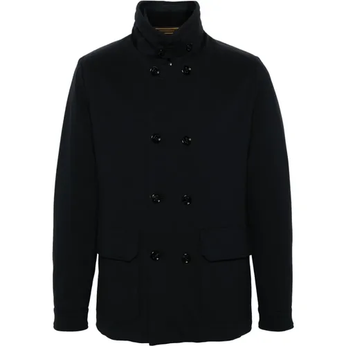 Light Jackets, male, , Size: L Double Breasted Down Jacket - Moorer - Modalova