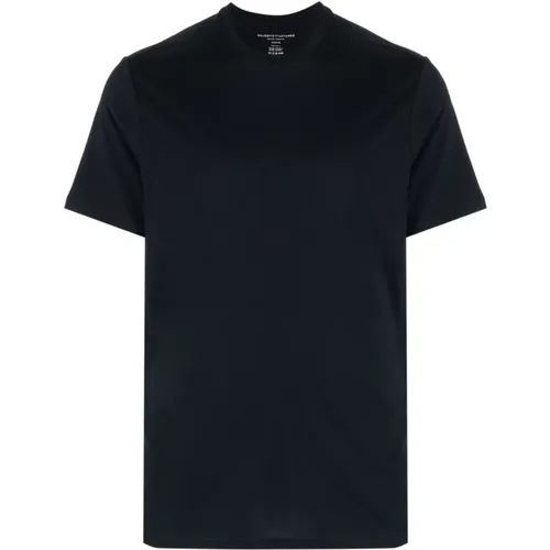 Blaue T-Shirts und Polos , Herren, Größe: 2XL - majestic filatures - Modalova