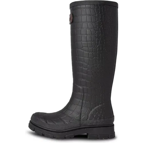 Wasserdichter Krokodil-Print Stiefel - Woden - Modalova