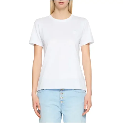 Cotton T-shirt , female, Sizes: S, L - Dondup - Modalova