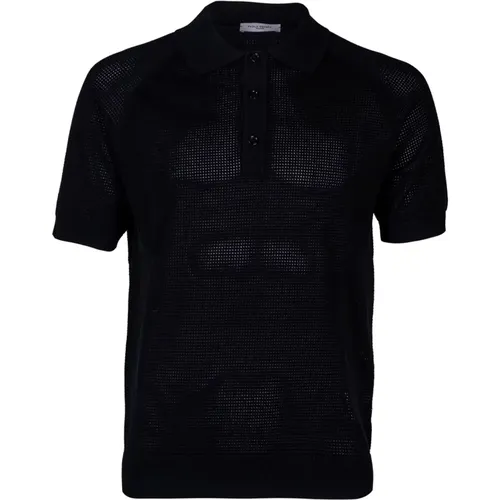 Short Sleeve Men's Shirt , male, Sizes: L, 2XL - Paolo Pecora - Modalova