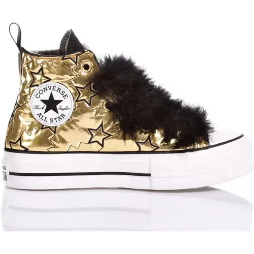 Individuelle Gold Damen Sneakers , Damen, Größe: 37 1/2 EU - Converse - Modalova