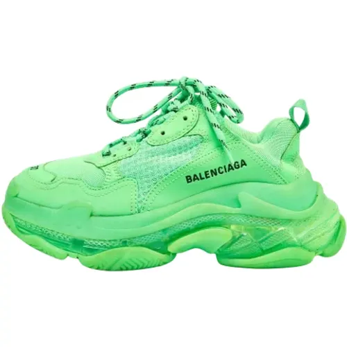 Pre-owned Mesh sneakers , female, Sizes: 4 UK - Balenciaga Vintage - Modalova