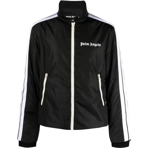 Lightweight Puffer Track Jacket , male, Sizes: XL, L, M, S - Palm Angels - Modalova