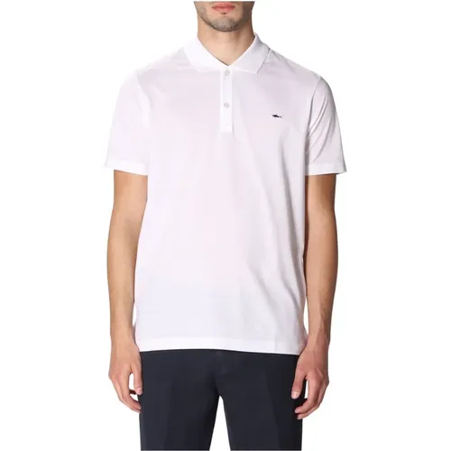 Cotton Pique Polo with Shark , male, Sizes: M, L - PAUL & SHARK - Modalova