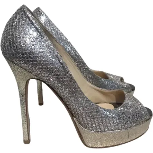 Pre-owned Pumps, female, , Size: 5 1/2 US Pre-owned Leather heels - Jimmy Choo Pre-owned - Modalova