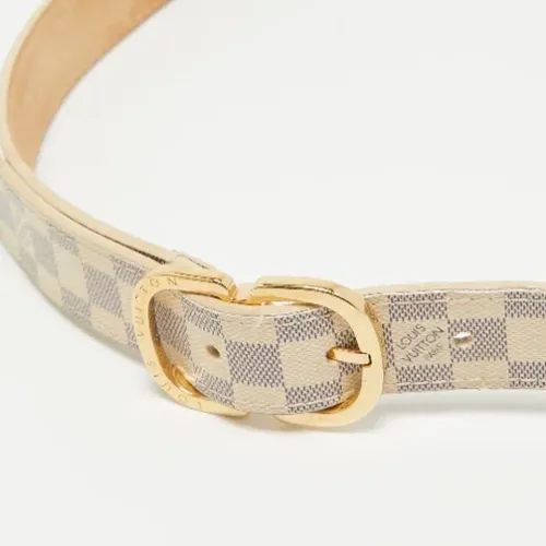 Pre-owned Canvas belts , female, Sizes: ONE SIZE - Louis Vuitton Vintage - Modalova