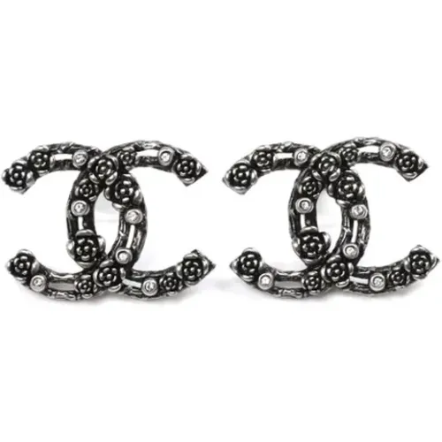 Pre-owned Jewellery, female, , Size: ONE SIZE Pre-owned Metal earrings - Chanel Vintage - Modalova