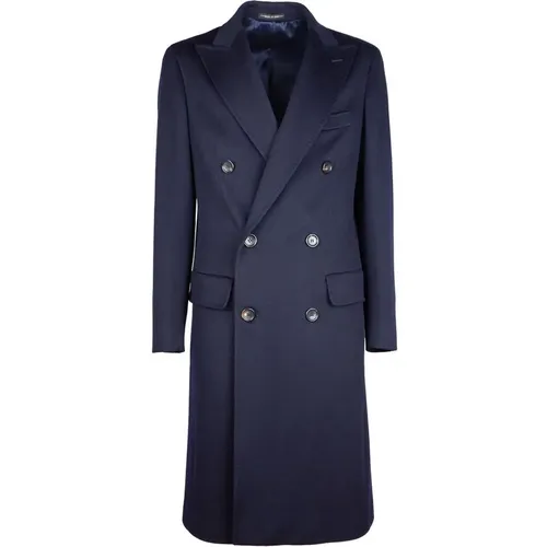 Wool Double-breasted Coat , male, Sizes: L, 2XL, M, XL, S - Made in Italia - Modalova