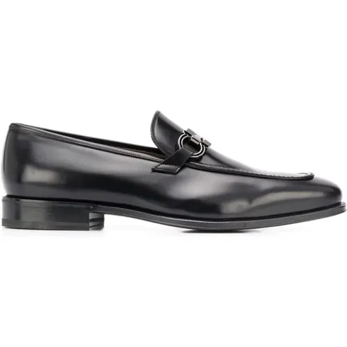 Loafers, male, , Size: 9 1/2 US Stylish Men`s Loafers - Salvatore Ferragamo - Modalova