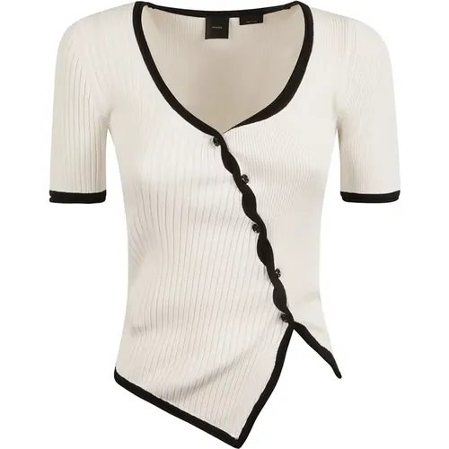 Weißes Topbekleidung Ss24 Damenbekleidung , Damen, Größe: M - pinko - Modalova