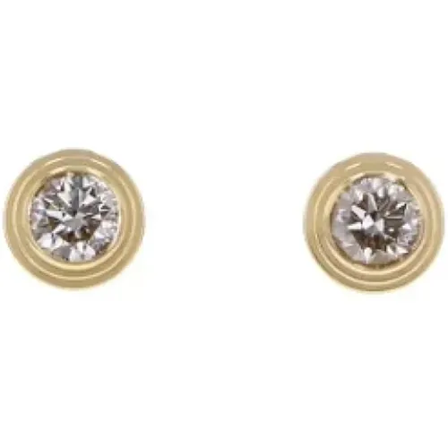 Pre-owned Jewellery, female, , Size: ONE SIZE Pre-owned Gold earrings - Cartier Vintage - Modalova