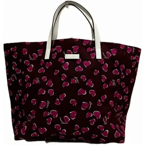 Pre-owned Tote Bags, female, , Size: ONE SIZE Pre-owned Canvas totes - Gucci Vintage - Modalova