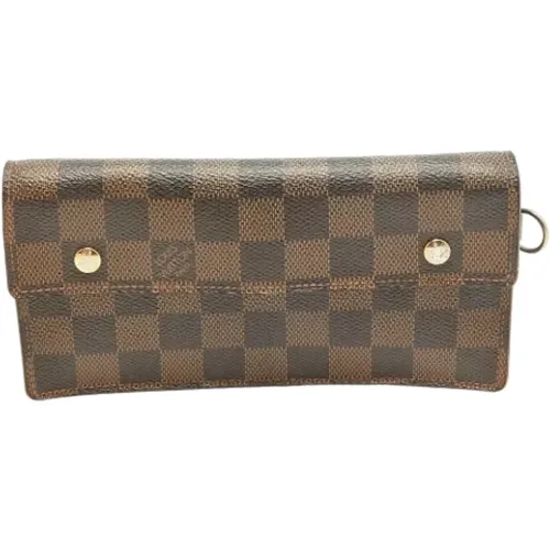 Pre-owned Canvas wallets , female, Sizes: ONE SIZE - Louis Vuitton Vintage - Modalova