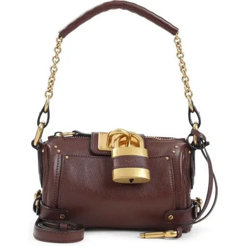 Shoulder Bags, female, , Size: ONE SIZE Small Paddington Chain Bag - Chloé - Modalova