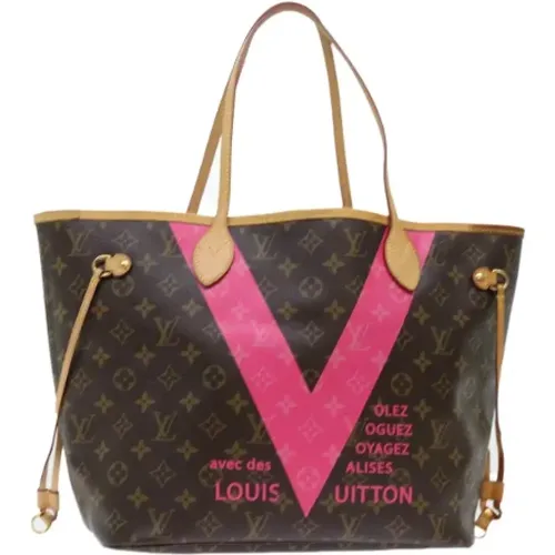 Pre-owned Tote Bags, female, , Size: ONE SIZE Pre-owned Canvas shoulder-bags - Louis Vuitton Vintage - Modalova