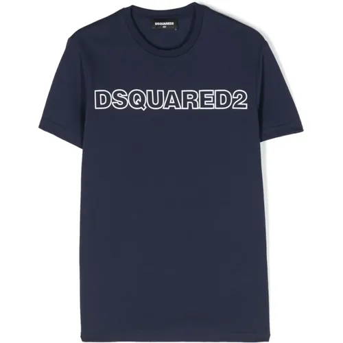 Casual Baumwoll T-Shirt Dq875,Dq100 T-Shirt für Männer - Dsquared2 - Modalova