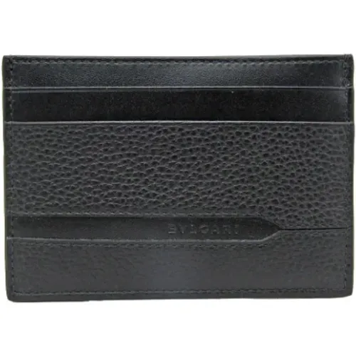 Pre-owned Wallets, female, , Size: ONE SIZE Pre-owned Leather wallets - Bvlgari Vintage - Modalova