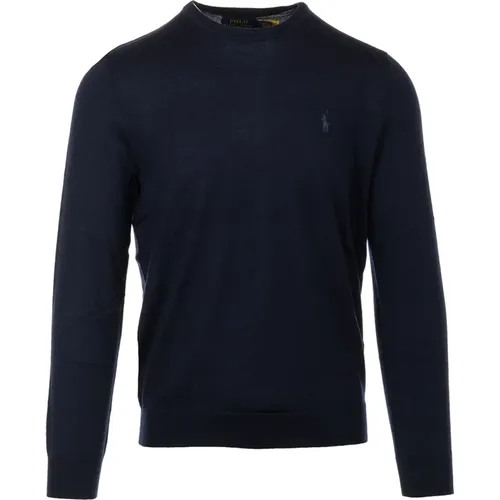 Blaue Pullover , Herren, Größe: XL - Ralph Lauren - Modalova