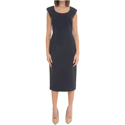 Dehnbarer Sheath-Kleid mit Rückenschlitz , Damen, Größe: XL - Luckylu - Modalova