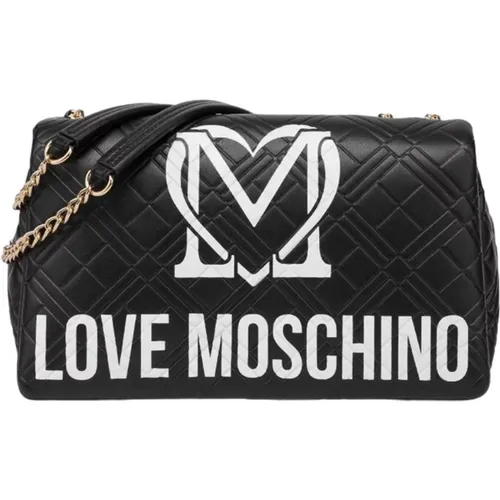 Shoulder Bags, female, , Size: ONE SIZE Synthetic Women's Crossbody Bag - Moschino - Modalova