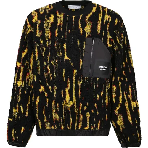 Teddy Jacquard Sweatshirt , male, Sizes: M, S - Ambush - Modalova