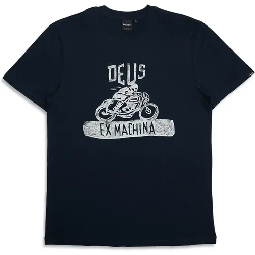 T-Shirts, male, , Size: M Vintage Turps Tee - Deus Ex Machina - Modalova