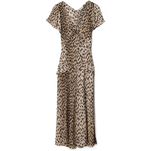 Maxi Dresses, female, , Size: L Evie Silk Dress - Rixo - Modalova