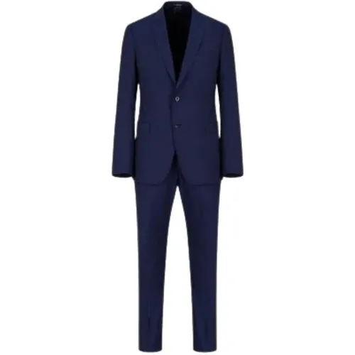 Single-Breasted Wool Suit , male, Sizes: 2XL, XL, M, L - Emporio Armani - Modalova