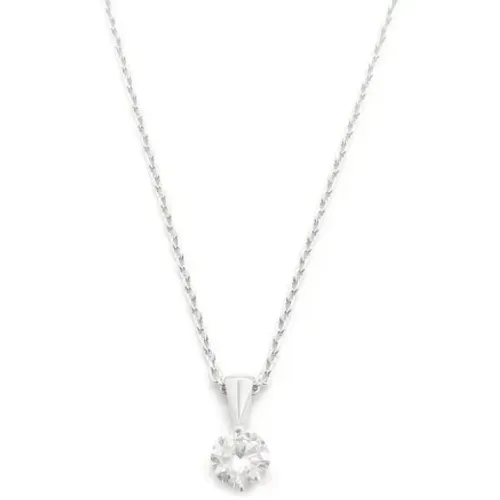 Pre-owned Jewellery, female, , Size: ONE SIZE Pre-owned White Gold necklaces - Celine Vintage - Modalova