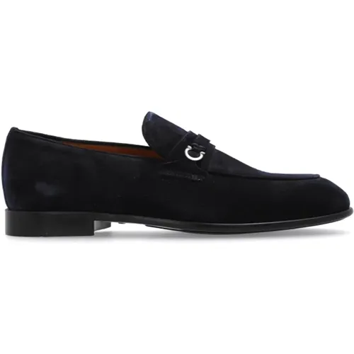 Loafers, male, , Size: 7 1/2 US Leather shoes 'Desio' - Salvatore Ferragamo - Modalova