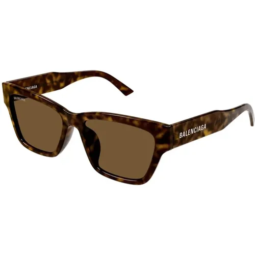 HD Square Frame Sunglasses , unisex, Sizes: 56 MM - Balenciaga - Modalova