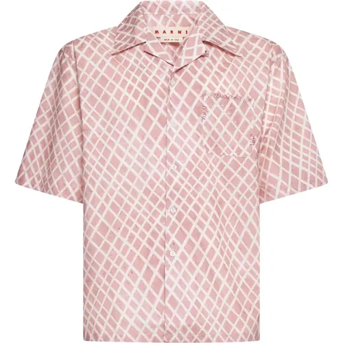 Rosa Hemden Kollektion , Herren, Größe: M - Marni - Modalova