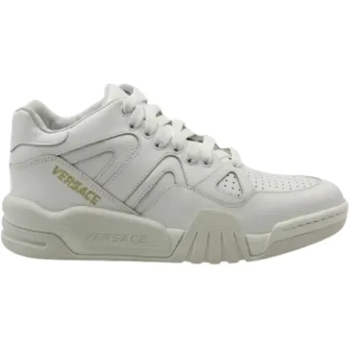 Pre-owned Leather sneakers , female, Sizes: 6 UK - Versace Pre-owned - Modalova