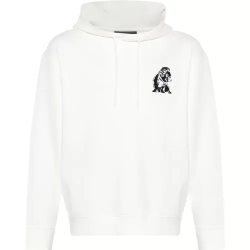 Baumwollmischung Hoodie , Herren, Größe: L - Emporio Armani - Modalova